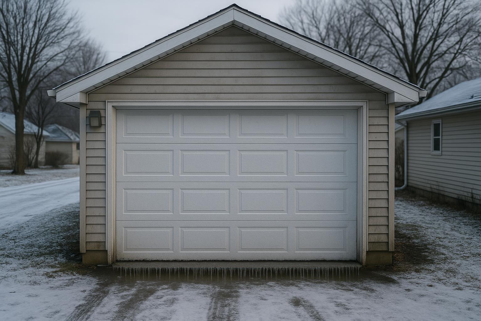 What to Do When Your Garage Door Won't Open in Cold Weather